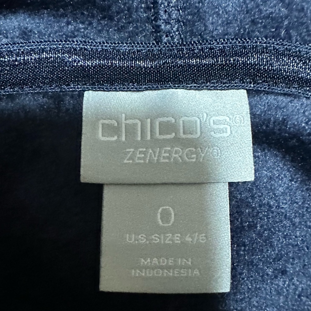 Chicos Velour track suit
